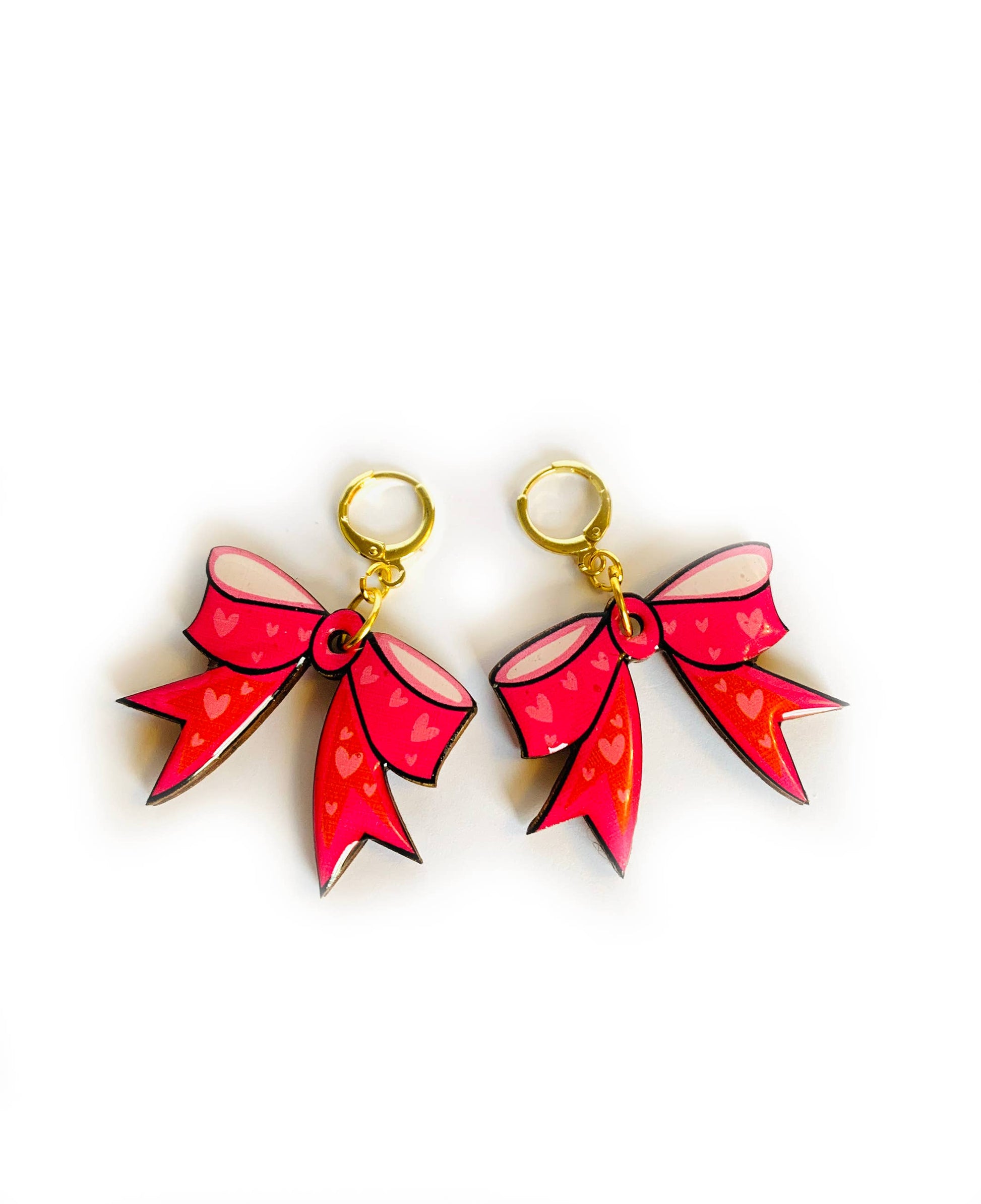 Big bow earrings statement earrings summer earrings big-3