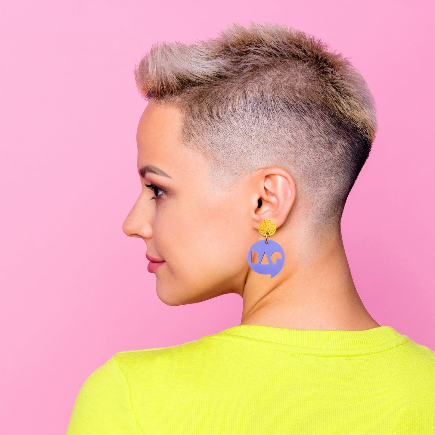 Sweary Acrylic Earrings - BULL SHIT-4